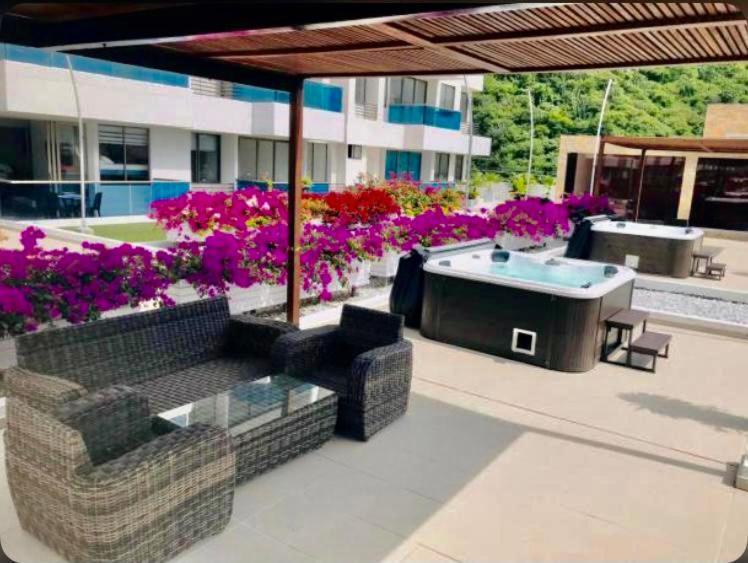 Samaria Club De Playa By Santa Marta Playa Resort, Preciosos Apartamentos En El Sector Exclusivo De Pozos Colorados Exterior photo